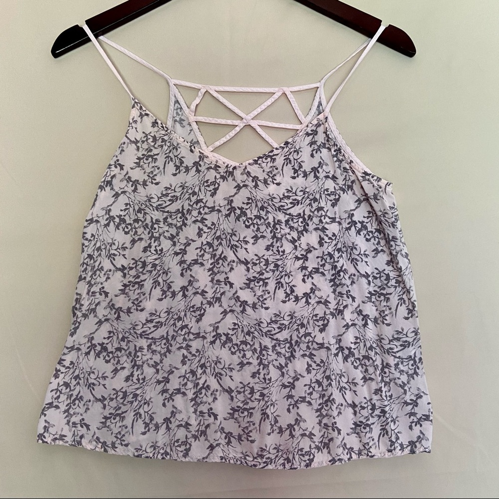 Forever 21 Floral Strappy Back Cami